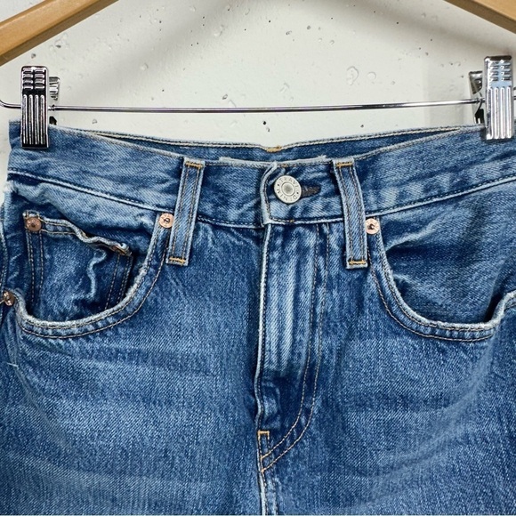 TRAVE size 23 High Waist Cut Off Jean Shorts - Picture 2 of 11